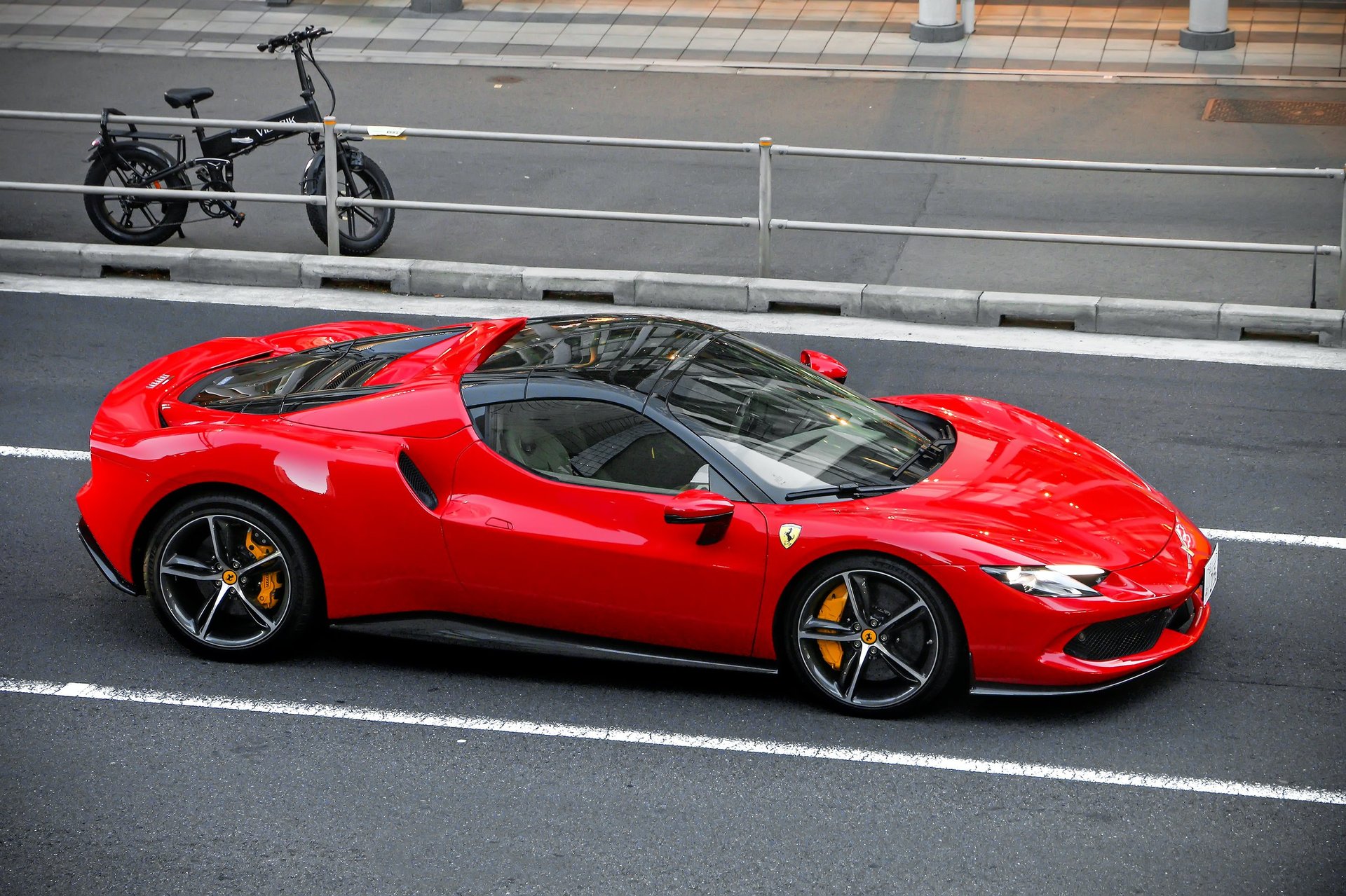 Luxury car showroom